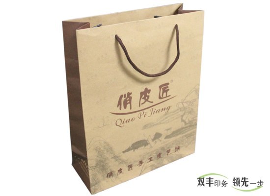 俏皮匠牛皮紙手提袋定做